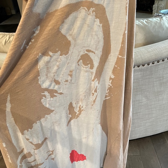 Rare Magnolia Pearl maxi T-shirt with the Virgin Mary-Dusty Rose O/S - Picture 4 of 6